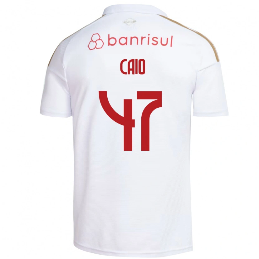 Danxen Men Caio Vidal #47 White Red Away Jersey 2026/27 T-Shirt