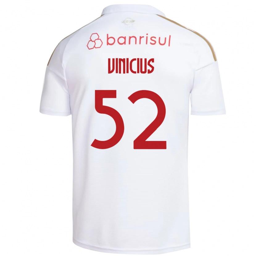Danxen Men Gabriel Vinicius #52 White Red Away Jersey 2026/27 T-Shirt