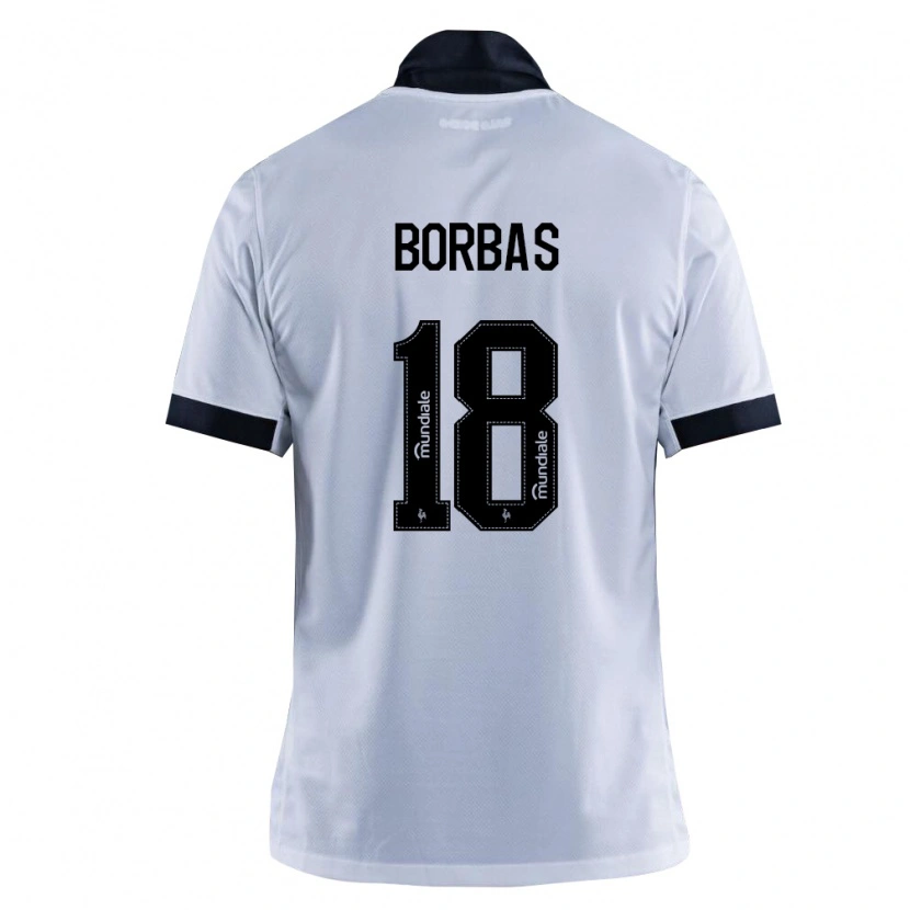 Danxen Men Thiago Borbas #18 Black White Away Jersey 2026/27 T-Shirt