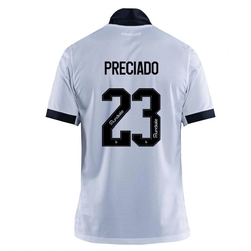 Danxen Men Angelo Preciado #23 Black White Away Jersey 2026/27 T-Shirt
