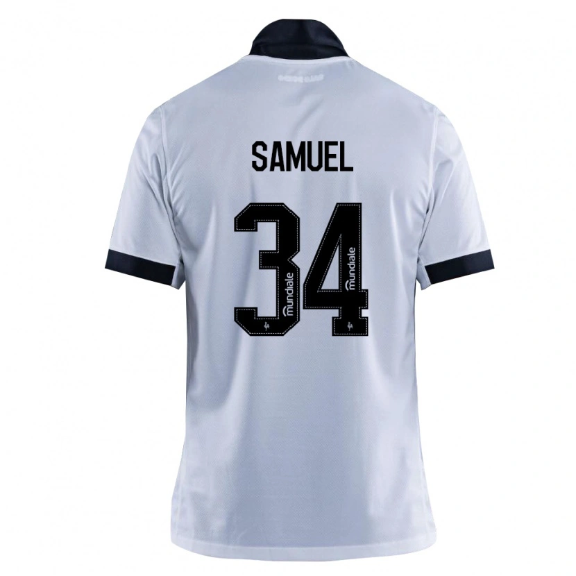 Danxen Men Samuel Lima Barros #34 Black White Away Jersey 2026/27 T-Shirt