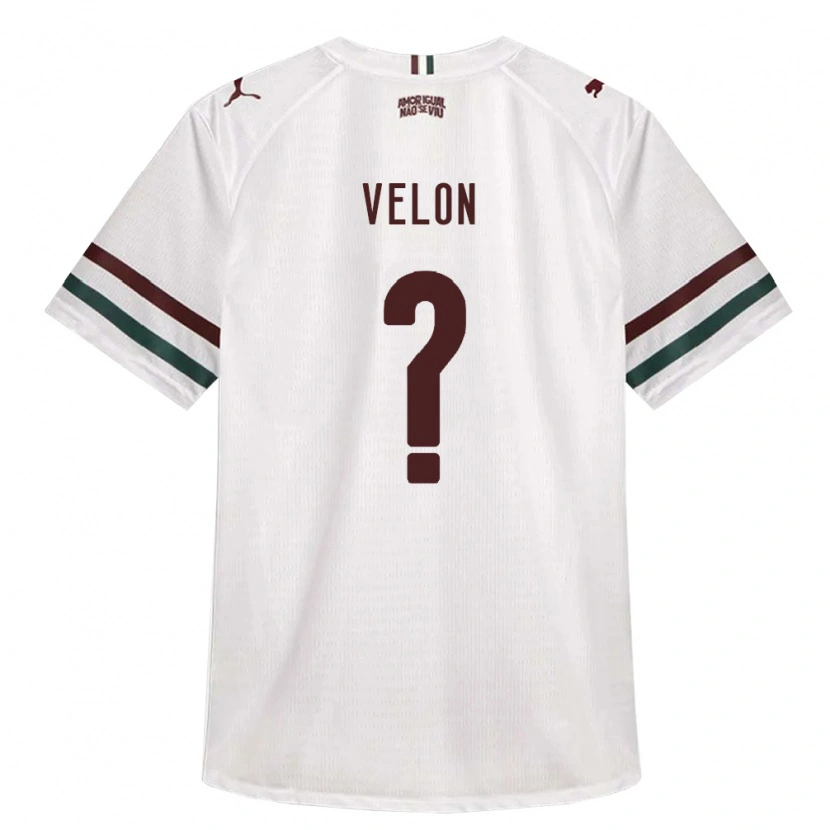 Danxen Men Kauã Velon #0 White Green Burgundy Away Jersey 2026/27 T-Shirt