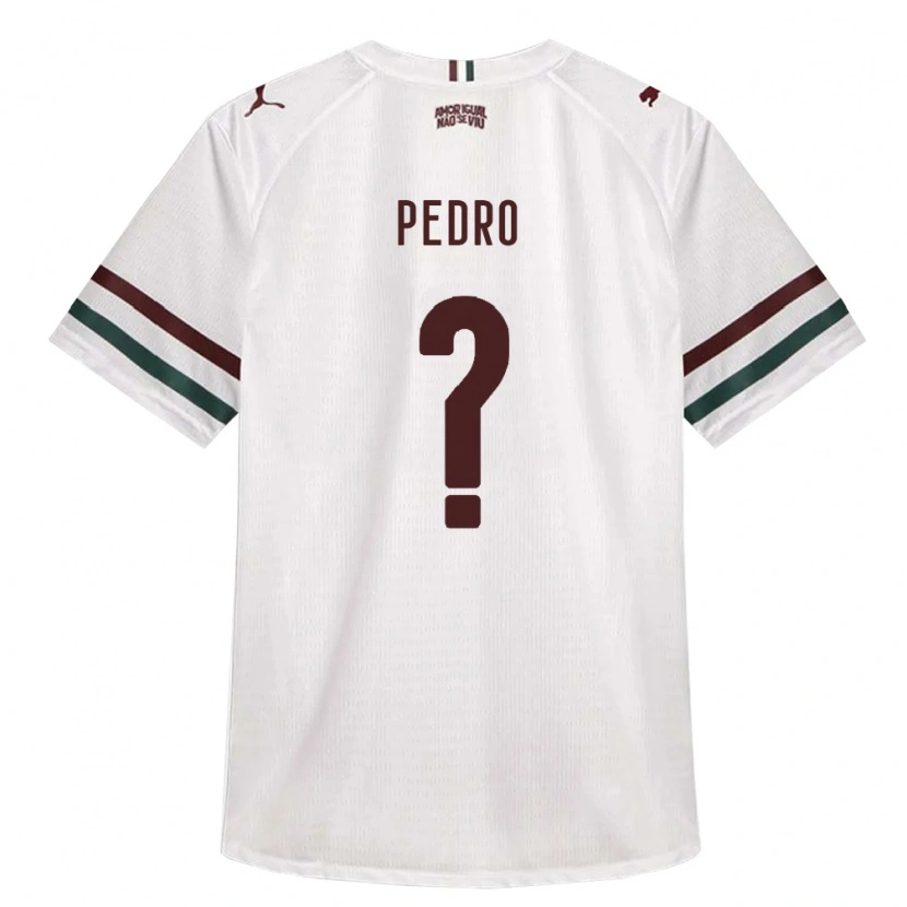 Danxen Men João Pedro #0 White Green Burgundy Away Jersey 2026/27 T-Shirt