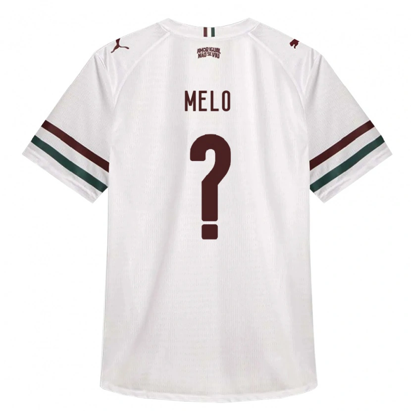 Danxen Men Danilo Melo #0 White Green Burgundy Away Jersey 2026/27 T-Shirt