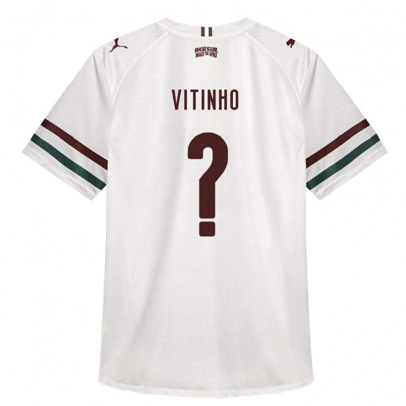 Danxen Men Victor Hugo Alves #0 White Green Burgundy Away Jersey 2026/27 T-Shirt