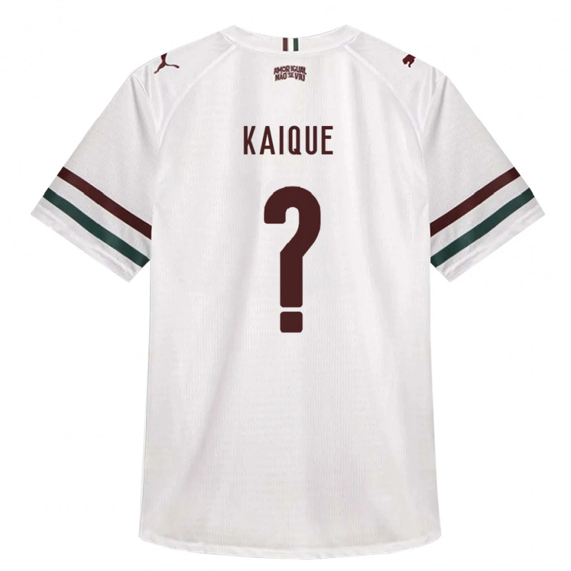 Danxen Men Kaique Souza Pereira #0 White Green Burgundy Away Jersey 2026/27 T-Shirt