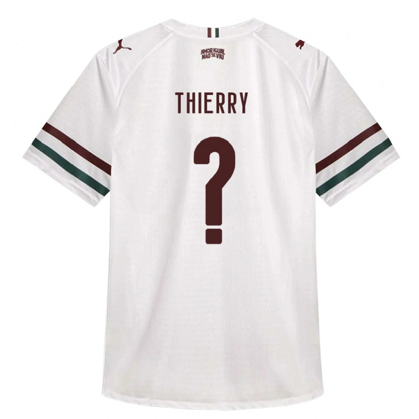 Danxen Men Thierry Hanrry Costa Chaves #0 White Green Burgundy Away Jersey 2026/27 T-Shirt