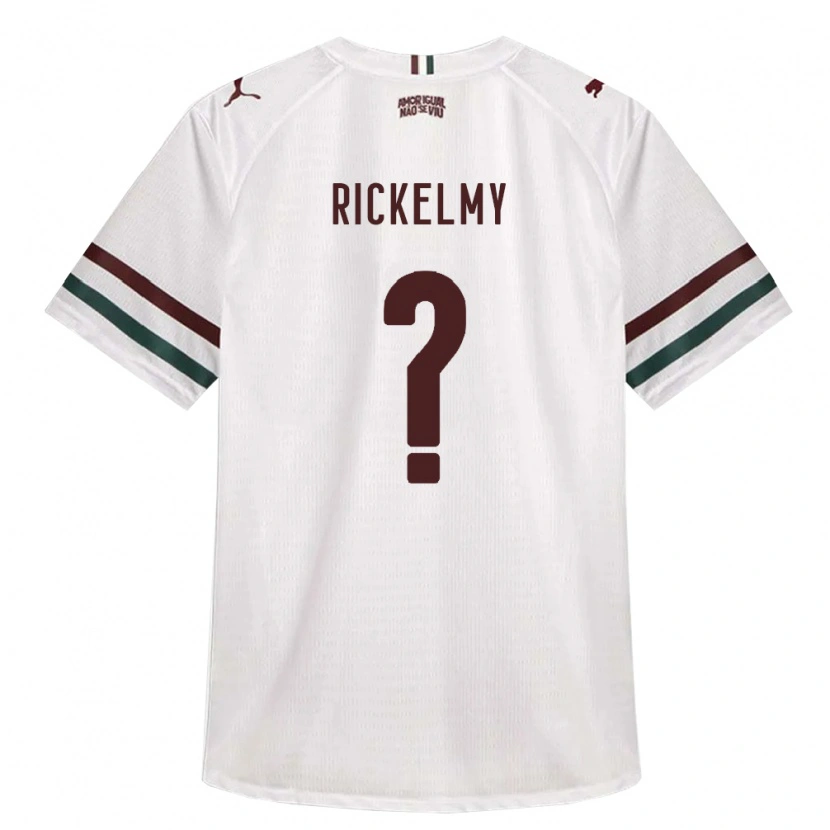 Danxen Men Rickelmy Santos Moreira #0 White Green Burgundy Away Jersey 2026/27 T-Shirt