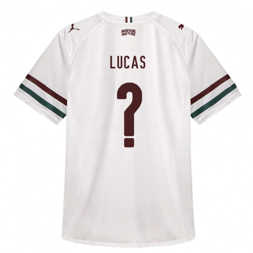 Danxen Men Pedro Lucas #0 White Green Burgundy Away Jersey 2026/27 T-Shirt