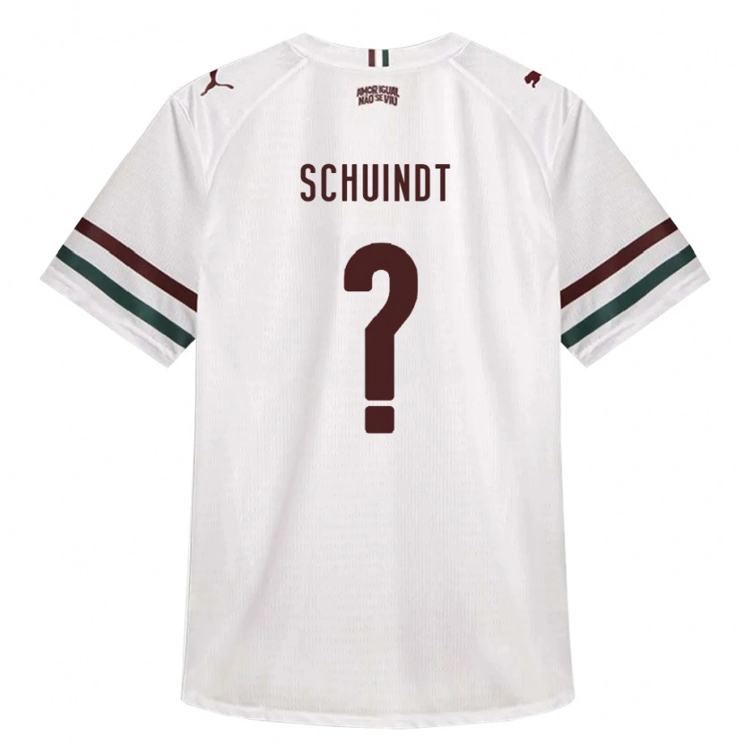 Danxen Men Davi Schuindt #0 White Green Burgundy Away Jersey 2026/27 T-Shirt