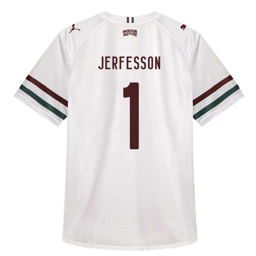 Danxen Men Jerfesson Rodrigues Santana #1 White Green Burgundy Away Jersey 2026/27 T-Shirt