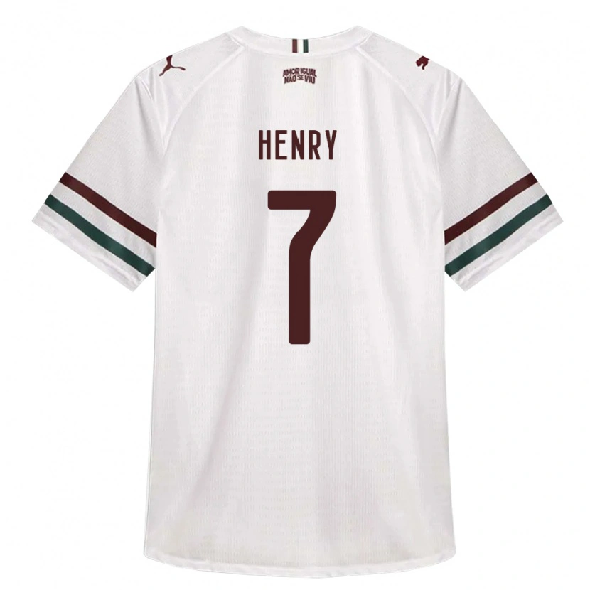 Danxen Men Paul Henry #7 White Green Burgundy Away Jersey 2026/27 T-Shirt