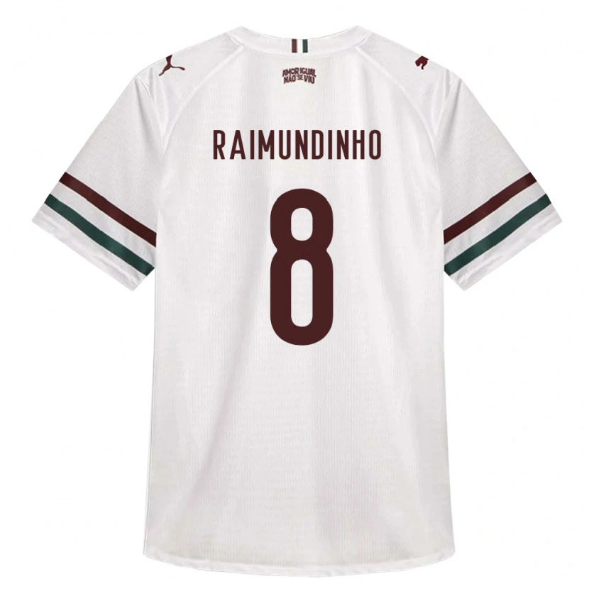 Danxen Men Raimundinho #8 White Green Burgundy Away Jersey 2026/27 T-Shirt