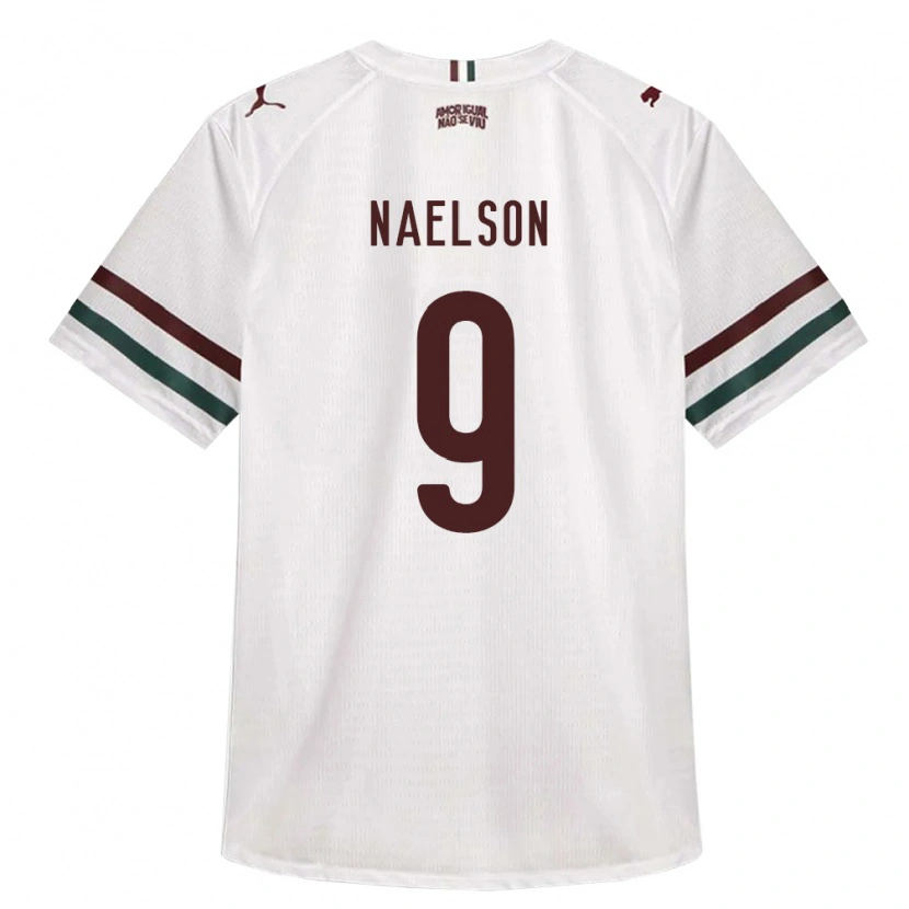 Danxen Men Naelson Alves Dos Santos #9 White Green Burgundy Away Jersey 2026/27 T-Shirt