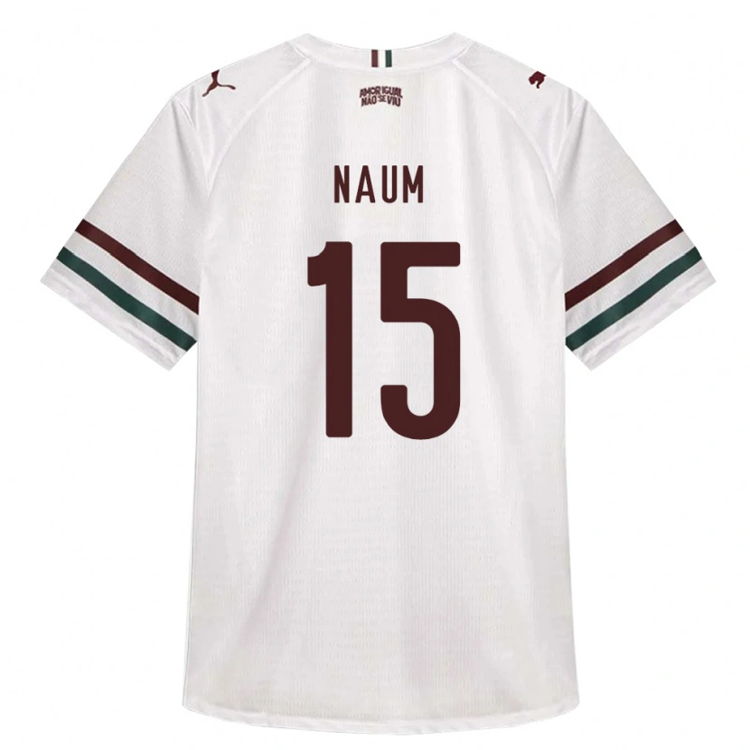 Danxen Men Jonas Naum #15 White Green Burgundy Away Jersey 2026/27 T-Shirt