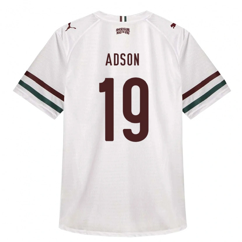 Danxen Men Adsonnaldo Ferreira Nascimento #19 White Green Burgundy Away Jersey 2026/27 T-Shirt