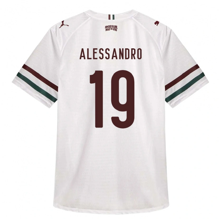 Danxen Men Alessandro Chaves Da Silva #19 White Green Burgundy Away Jersey 2026/27 T-Shirt