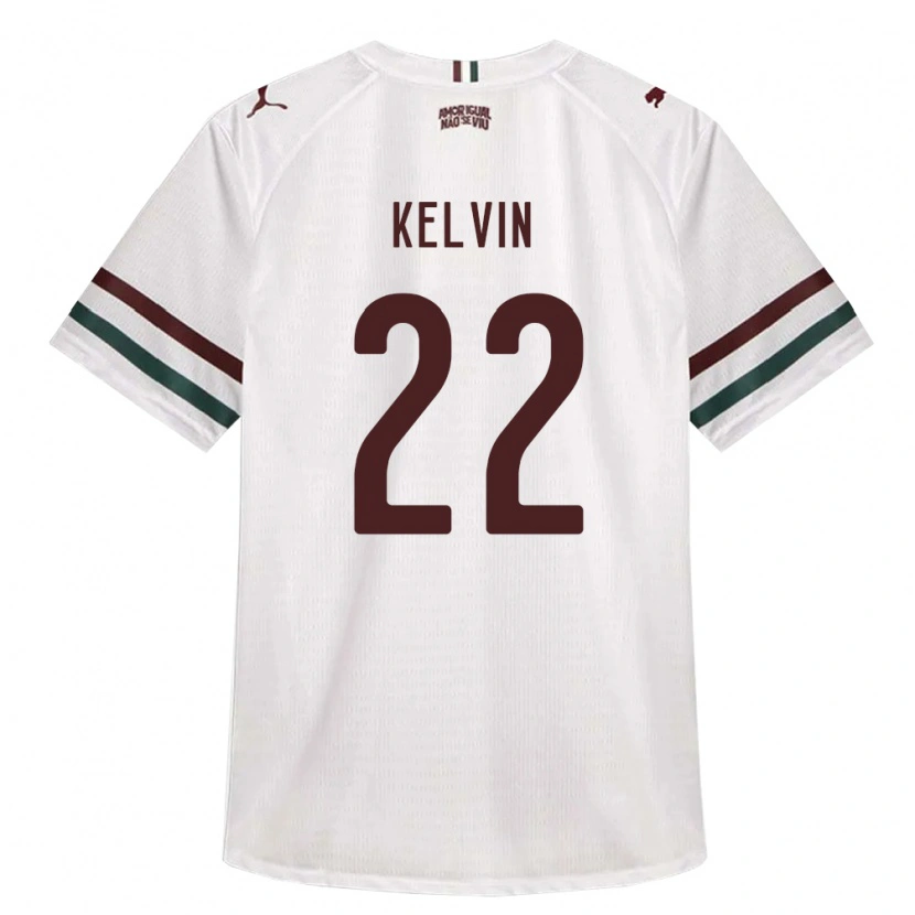 Danxen Men Kelvin Moreira Sandim #22 White Green Burgundy Away Jersey 2026/27 T-Shirt