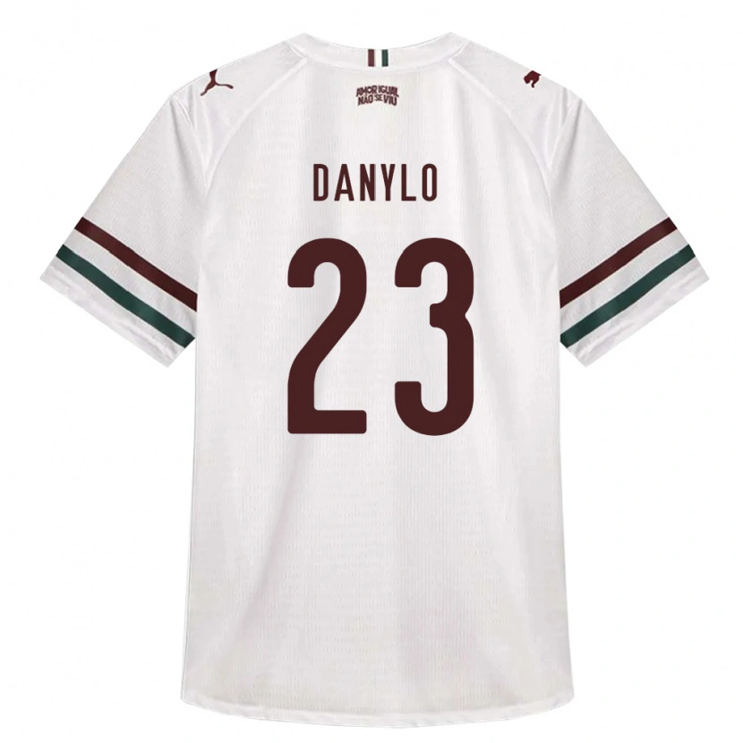Danxen Men Danylo Do Amaral Barroso #23 White Green Burgundy Away Jersey 2026/27 T-Shirt