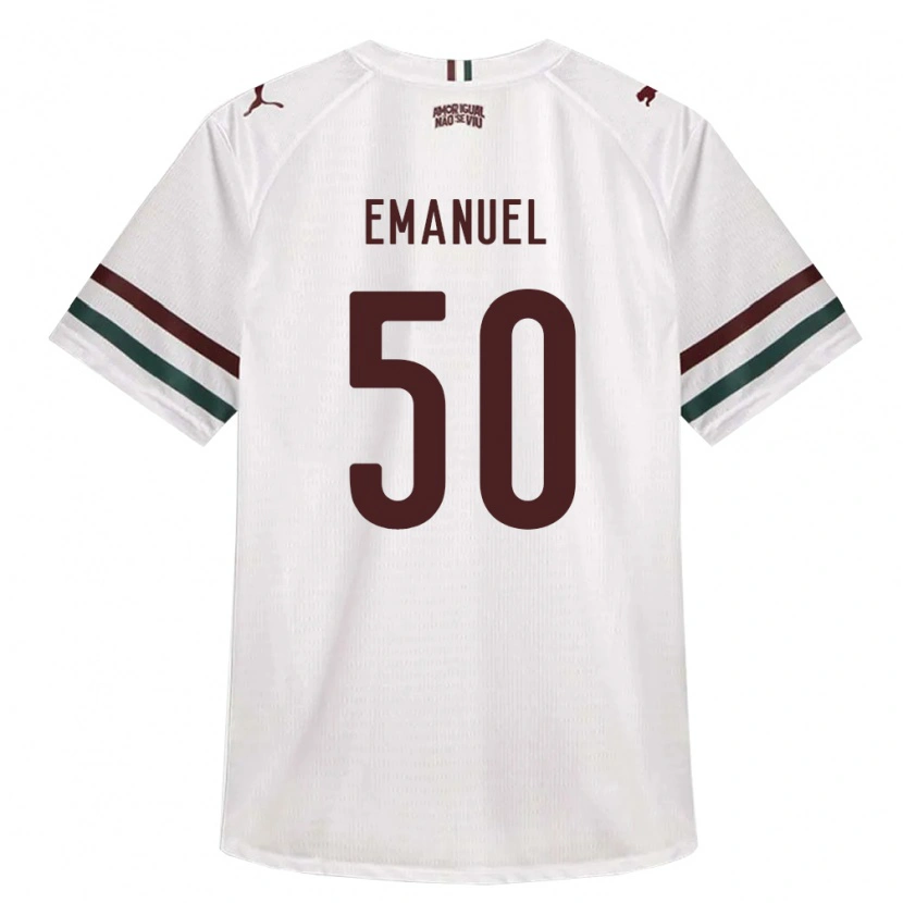 Danxen Men Lucas Emanuel #50 White Green Burgundy Away Jersey 2026/27 T-Shirt