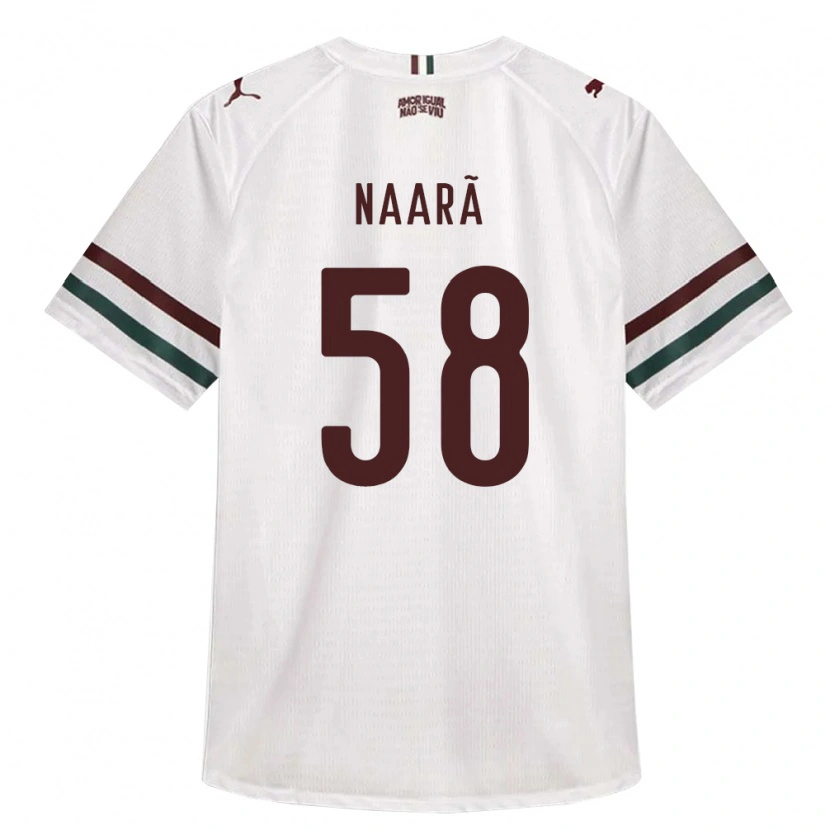Danxen Men Naarã Lucas Teixeira Ferreira Dos Santos #58 White Green Burgundy Away Jersey 2026/27 T-Shirt