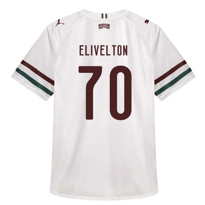 Danxen Men Elivelton Guedes Alves Da Silva #70 White Green Burgundy Away Jersey 2026/27 T-Shirt