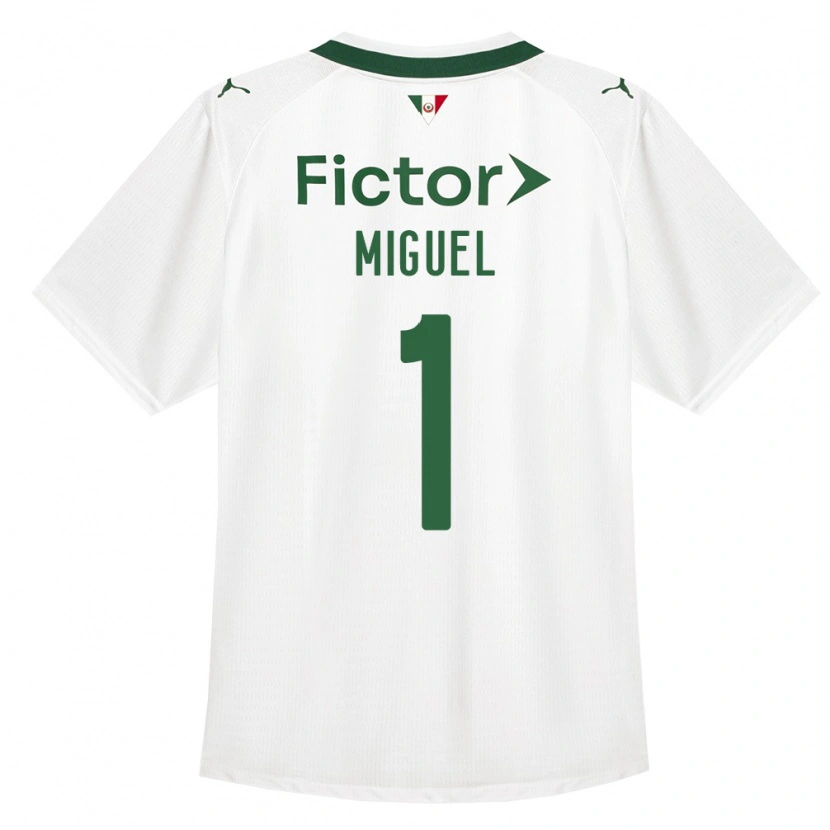 Danxen Men Carlos Miguel #1 Green White Away Jersey 2026/27 T-Shirt