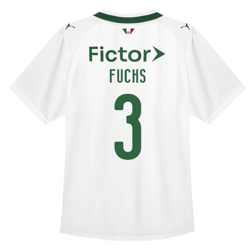 Danxen Men Bruno Fuchs #3 Green White Away Jersey 2026/27 T-Shirt