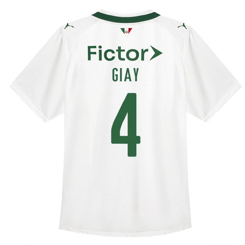 Danxen Men Agustín Giay #4 Green White Away Jersey 2026/27 T-Shirt
