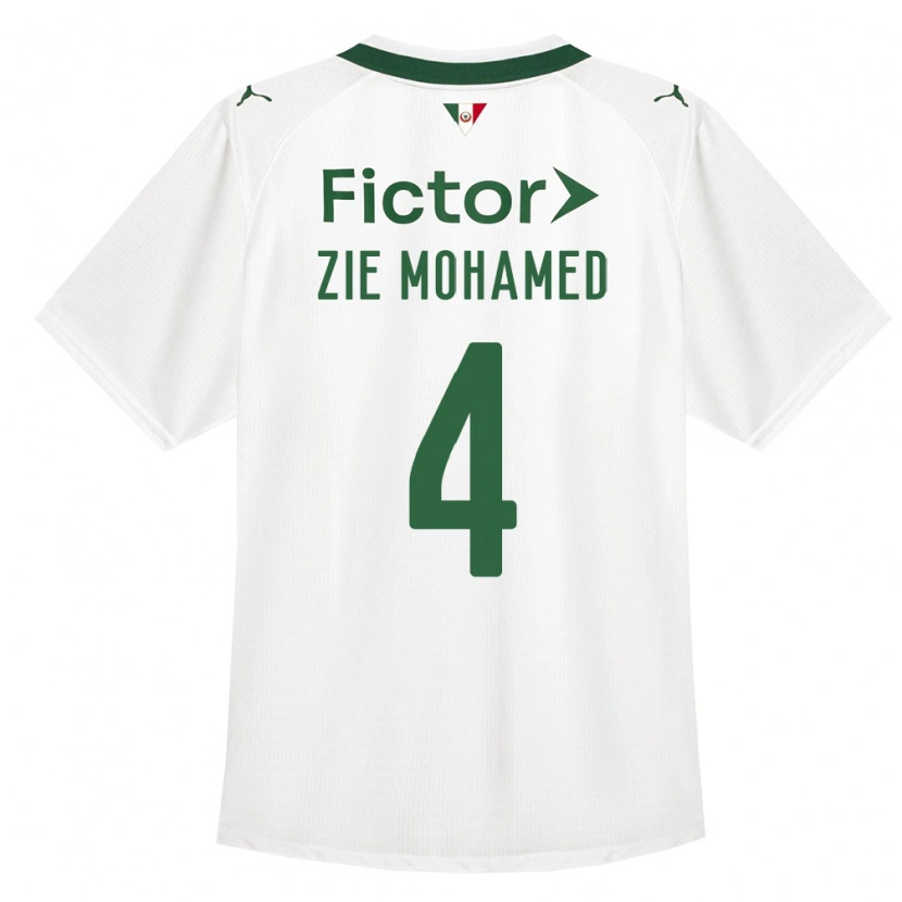 Danxen Men Kone Zie Mohamed #4 Green White Away Jersey 2026/27 T-Shirt