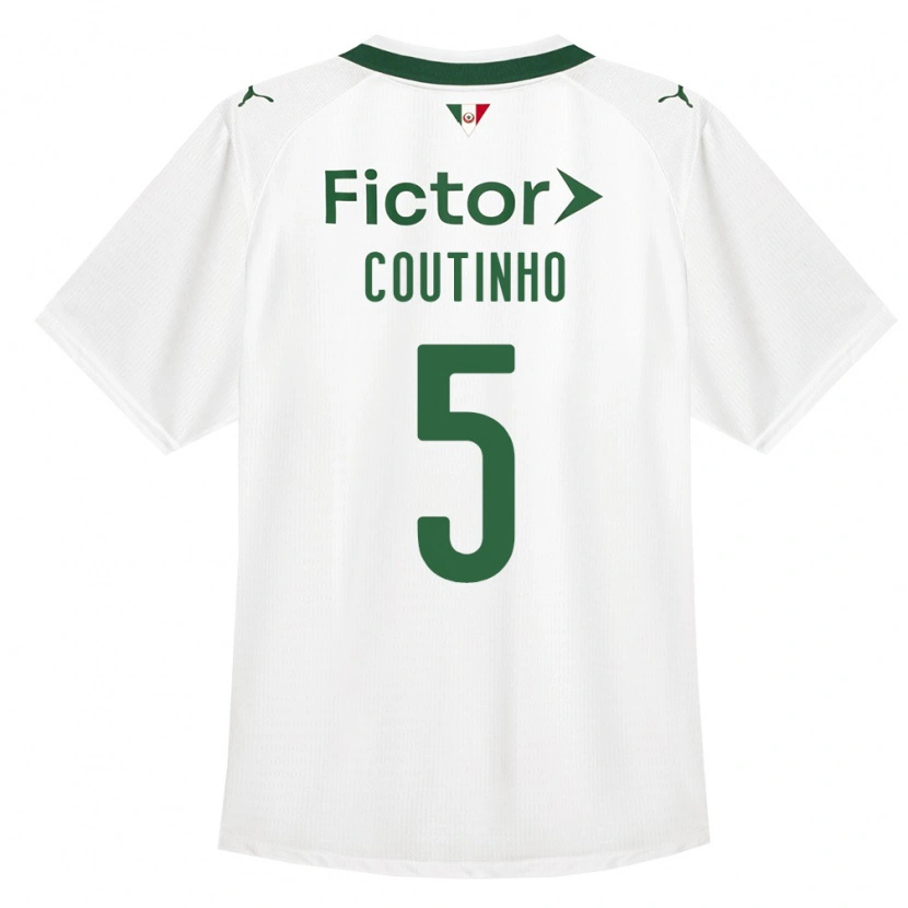 Danxen Men Rafael Coutinho #5 Green White Away Jersey 2026/27 T-Shirt