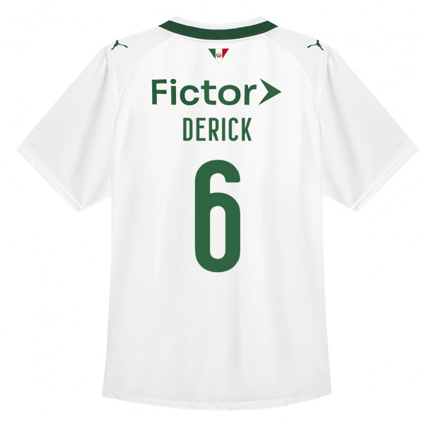Danxen Men Derick Araújo Campos #6 Green White Away Jersey 2026/27 T-Shirt