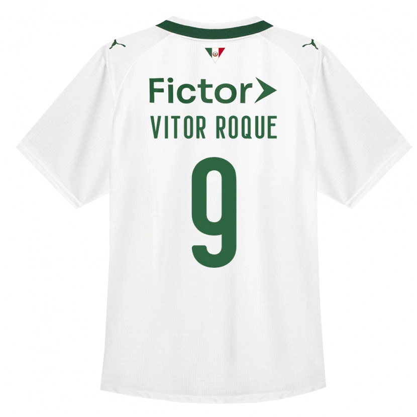 Danxen Men Vitor Roque #9 Green White Away Jersey 2026/27 T-Shirt