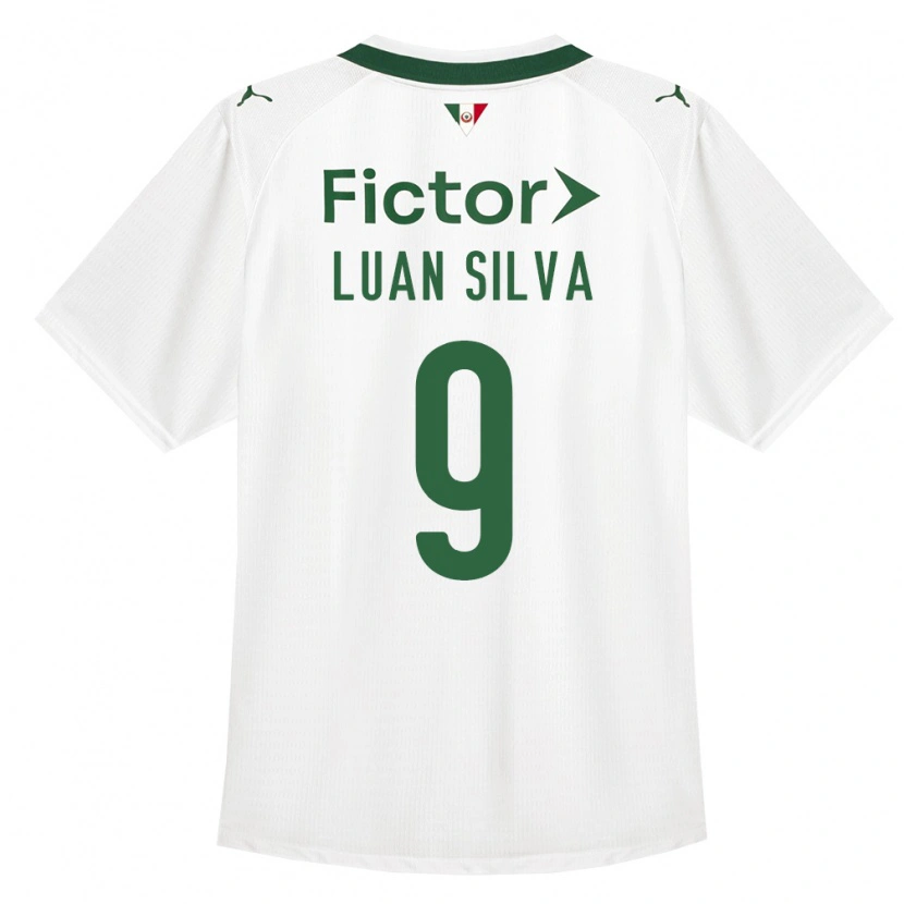 Danxen Men Luan Silva #9 Green White Away Jersey 2026/27 T-Shirt