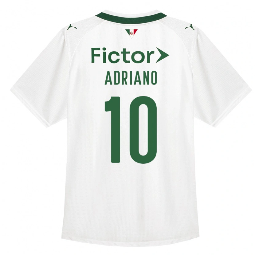 Danxen Men Luiz Adriano #10 Green White Away Jersey 2026/27 T-Shirt