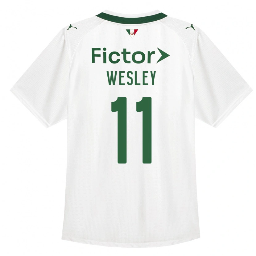 Danxen Men Wesley #11 Green White Away Jersey 2026/27 T-Shirt