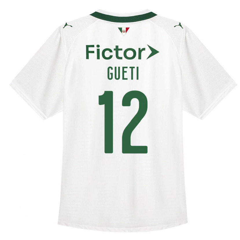 Danxen Men Rodrigo Gueti #12 Green White Away Jersey 2026/27 T-Shirt