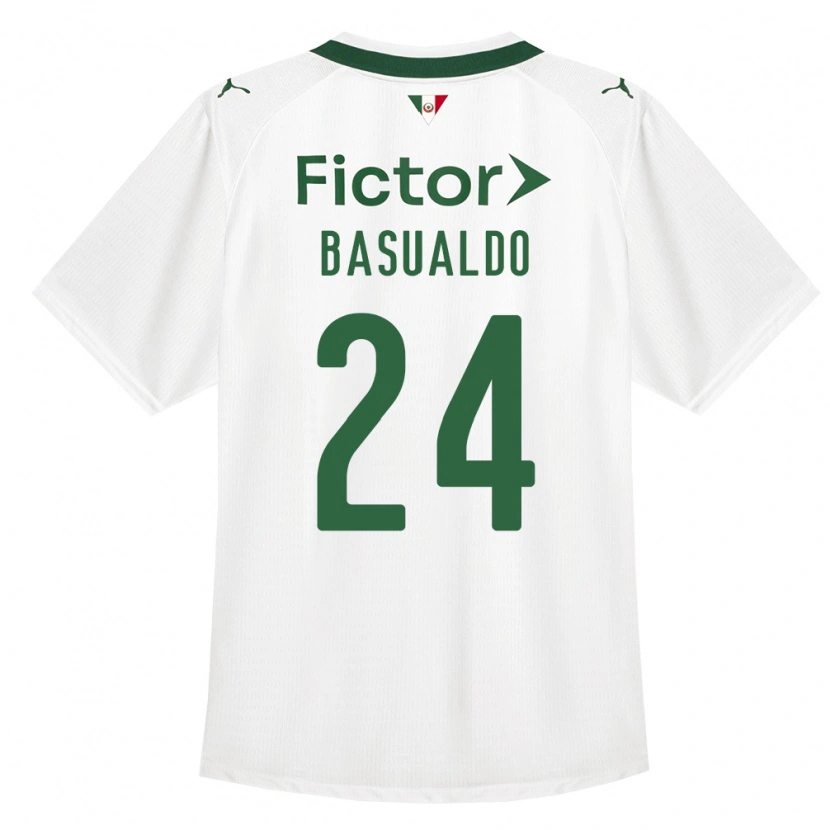 Danxen Men Luis Basualdo #24 Green White Away Jersey 2026/27 T-Shirt