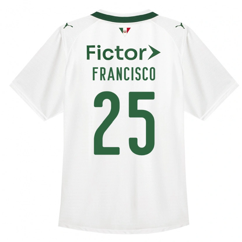 Danxen Men Juan Francisco #25 Green White Away Jersey 2026/27 T-Shirt