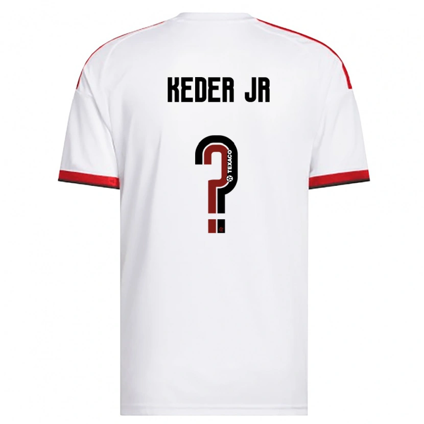 Danxen Men Keder Jr #0 White Red Black Away Jersey 2026/27 T-Shirt