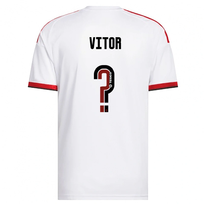Danxen Men João Vitor #0 White Red Black Away Jersey 2026/27 T-Shirt