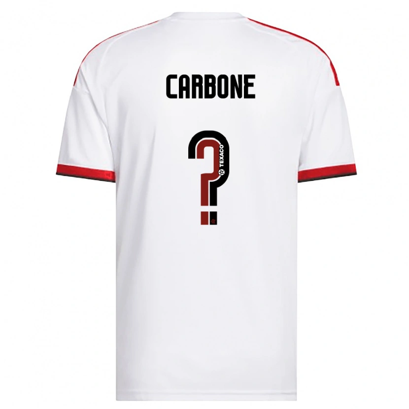 Danxen Men Carbone #0 White Red Black Away Jersey 2026/27 T-Shirt