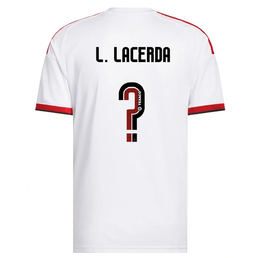 Danxen Men Iago Lacerda #0 White Red Black Away Jersey 2026/27 T-Shirt