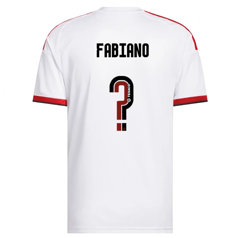 Danxen Men Fabiano #0 White Red Black Away Jersey 2026/27 T-Shirt