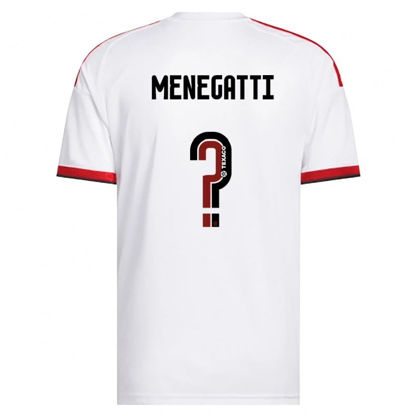 Danxen Men Kauan Menegatti #0 White Red Black Away Jersey 2026/27 T-Shirt