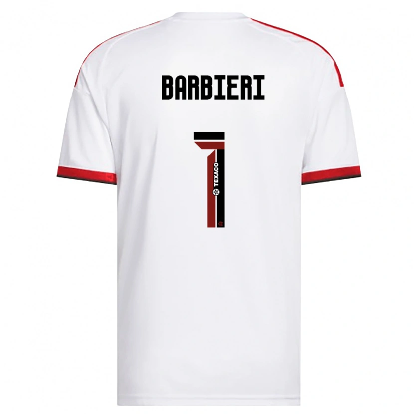 Danxen Men Gabi Barbieri #1 White Red Black Away Jersey 2026/27 T-Shirt