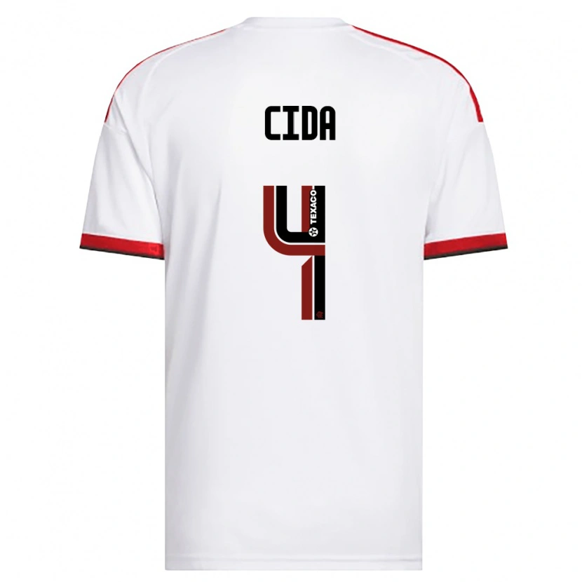 Danxen Men Cida #4 White Red Black Away Jersey 2026/27 T-Shirt