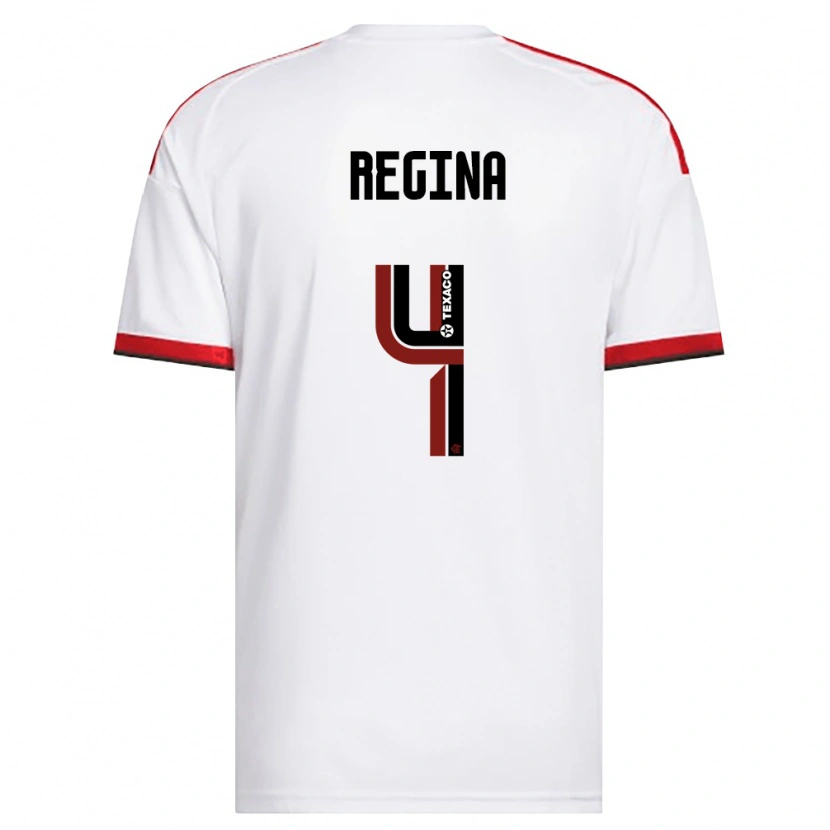 Danxen Men Thaís Regina #4 White Red Black Away Jersey 2026/27 T-Shirt
