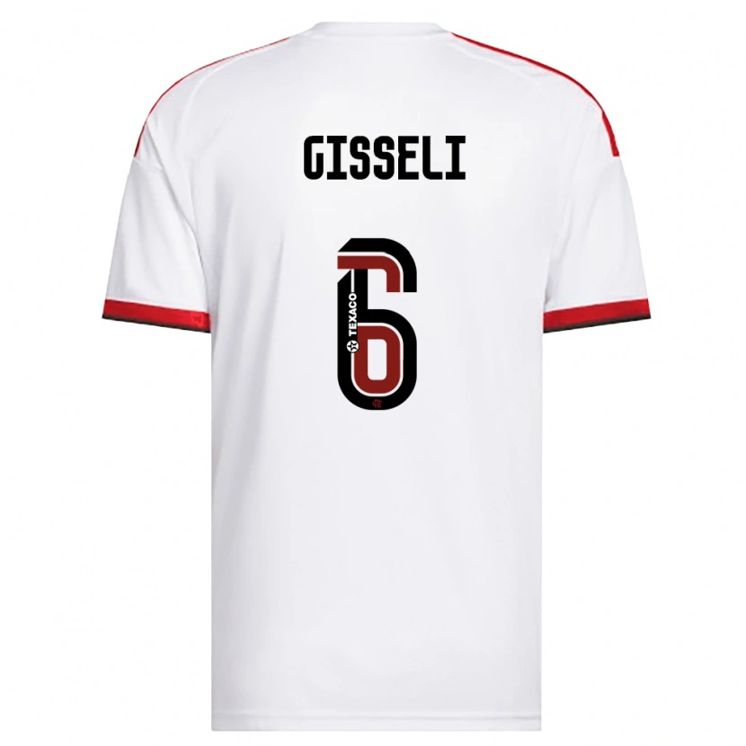 Danxen Men Gisseli #6 White Red Black Away Jersey 2026/27 T-Shirt