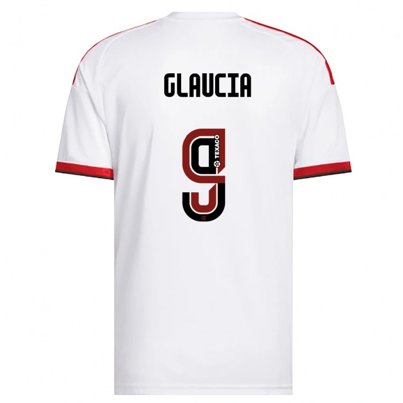 Danxen Men Glaucia #9 White Red Black Away Jersey 2026/27 T-Shirt